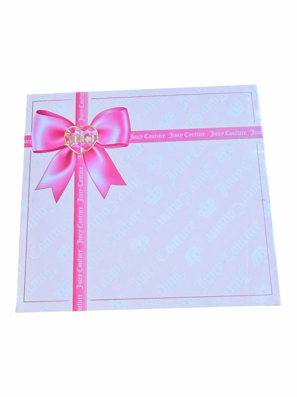 Juicy Couture Baby Blue Charm Card Case Wallet NWT Box